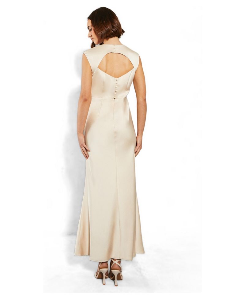 Women's Satin Bridesmaid Dress