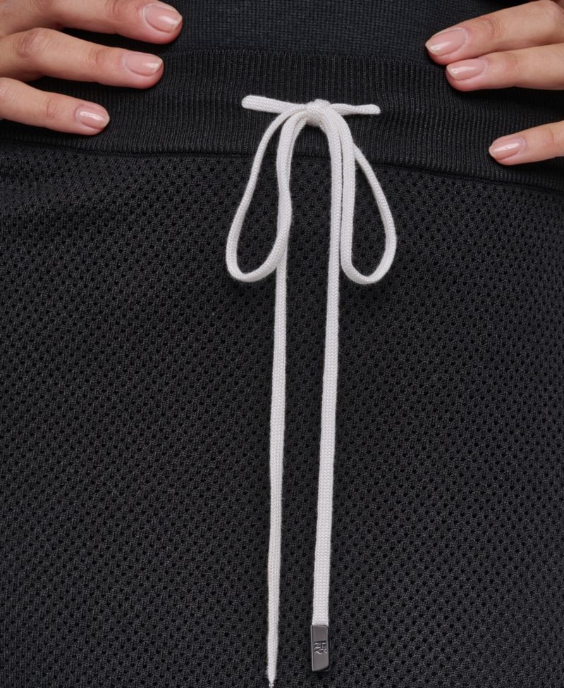 Women's Pointelle Mesh A-Line Pull-On Skirt