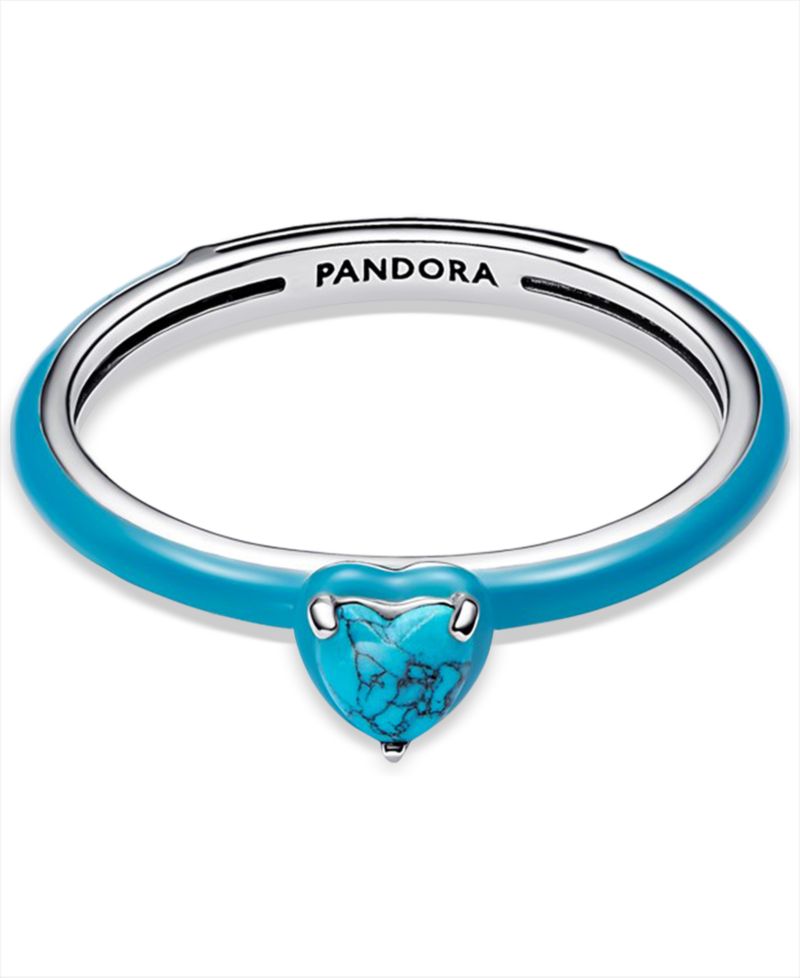 Turquoise Heart Stone Ring