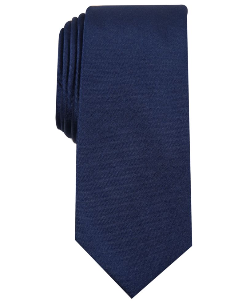 Men's Solid Texture Slim Tie