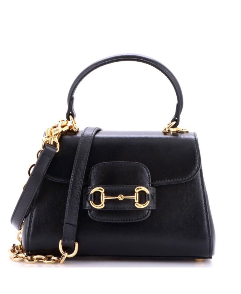 Mini Horsebit 1955 Top Handle Flap Bag Leather