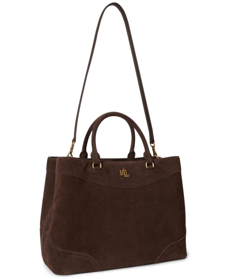 Marcy Suede Large Satchel Bag
