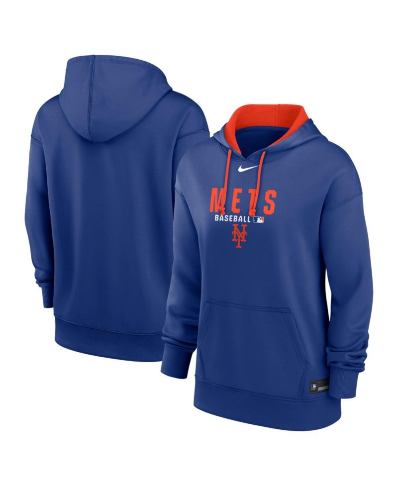 Women's Royal New York Mets Authentic Collection Therma-FIT Hoodie