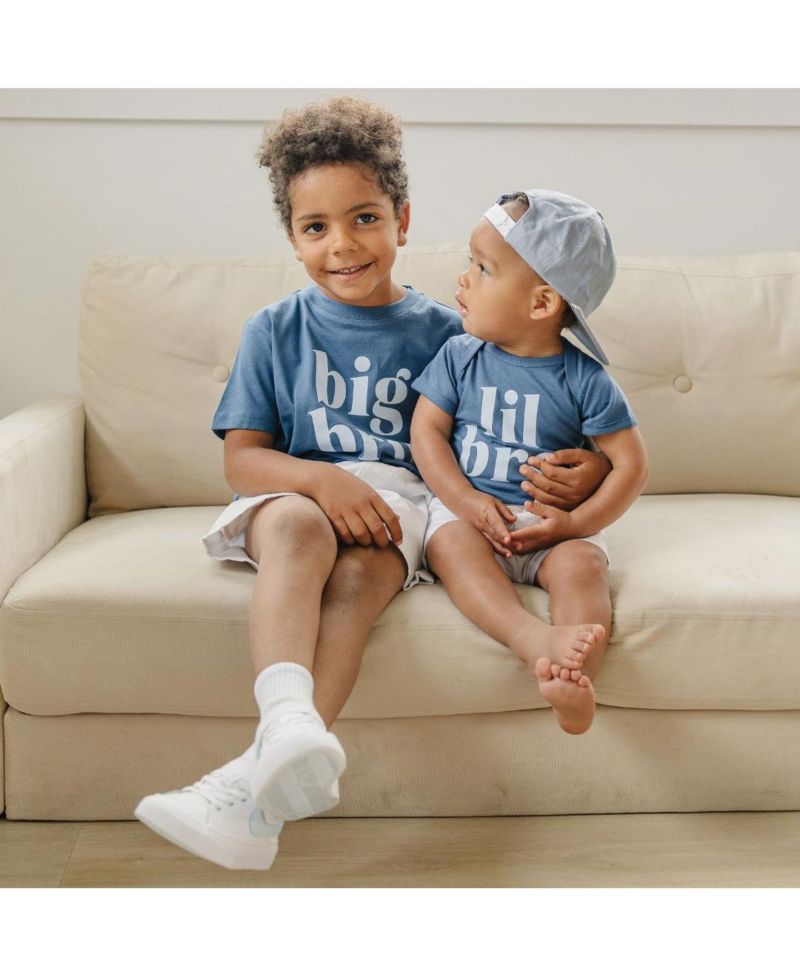 Baby Boys Lil Bro Short Sleeve Bodysuit