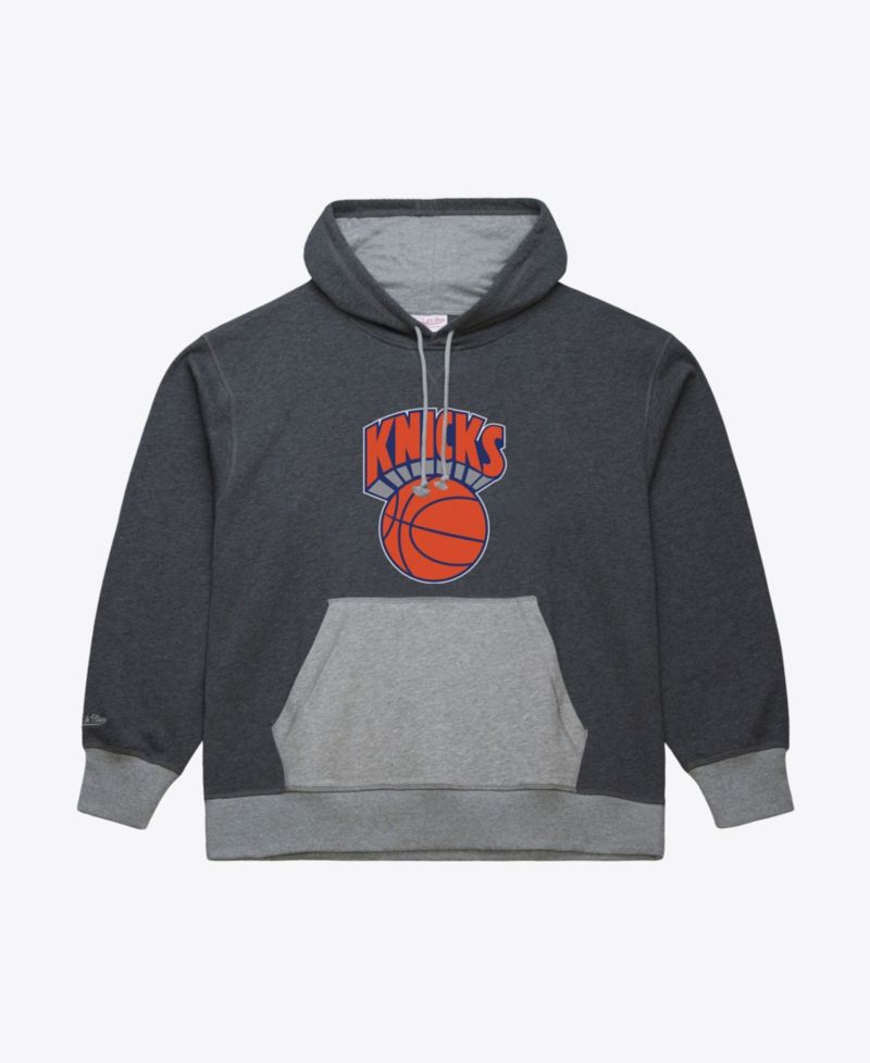 Men's Charcoal New York Knicks Legacy Vintage Fleece Hoodie