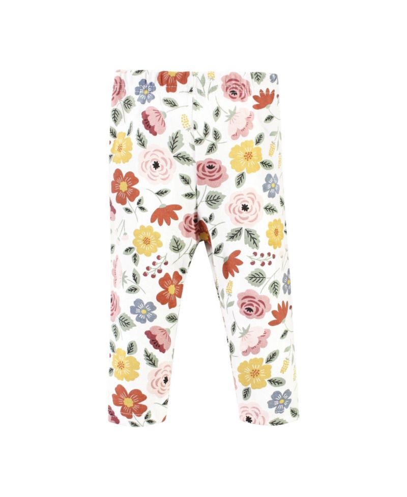 Baby Girls Cotton Bodysuit, Pant and Shoe Set
