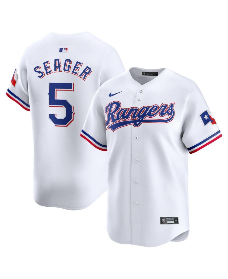 Men's Corey Seager White Texas Rangers Home Limited Player Jersey