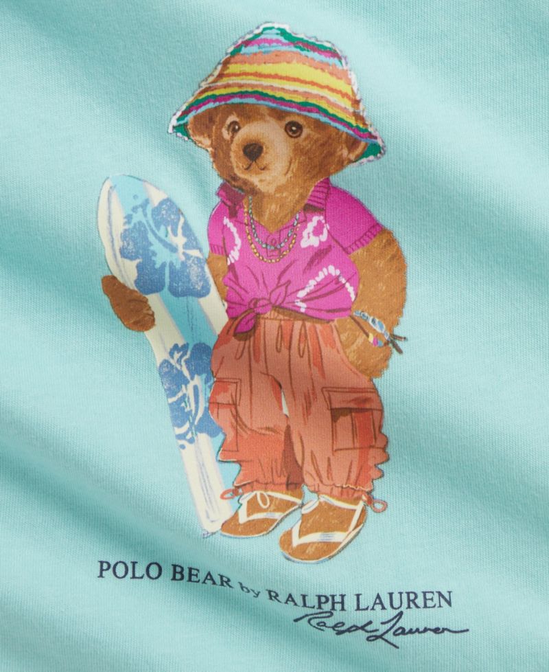 Baby Girls' Polo Bear Crewneck T-Shirt