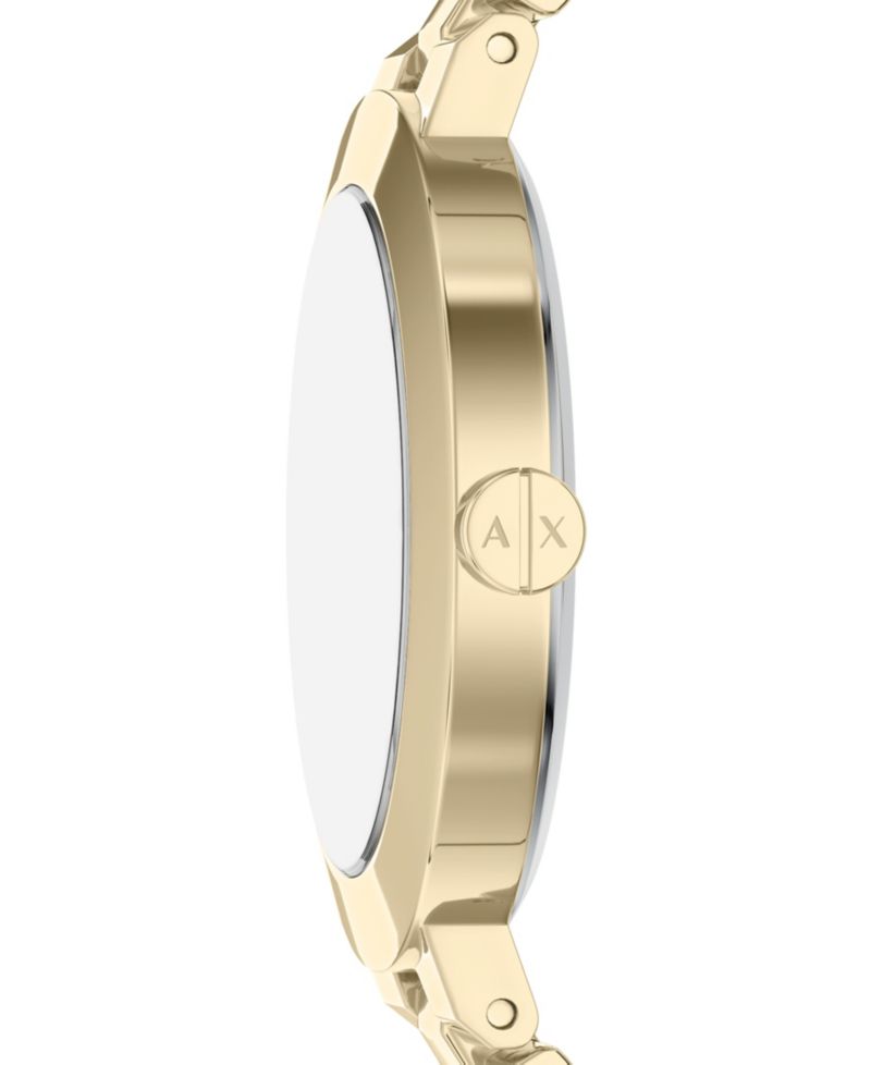 Armani Exchange Women's Quartz Two-Hand Gold Stainless Steel Watch, 36mm
