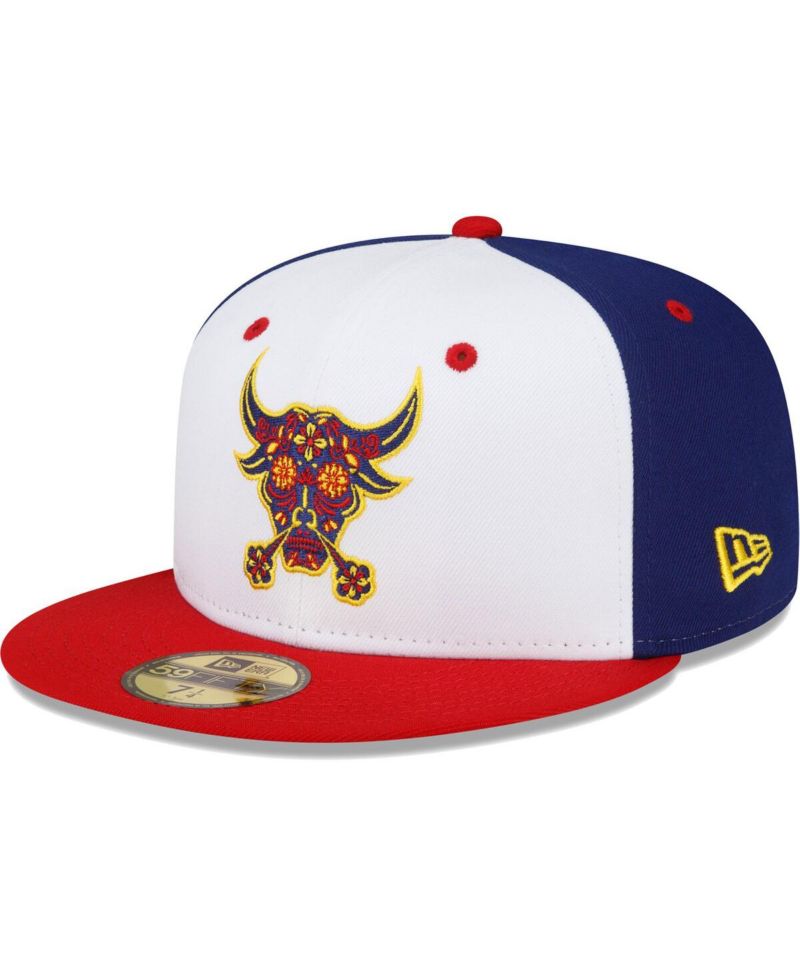 Men's White Durham Bulls Copa De La Diversion 59FIFTY Fitted Hat