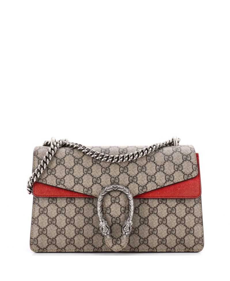 Small Dionysus Coated Canvas Shoulder Bag