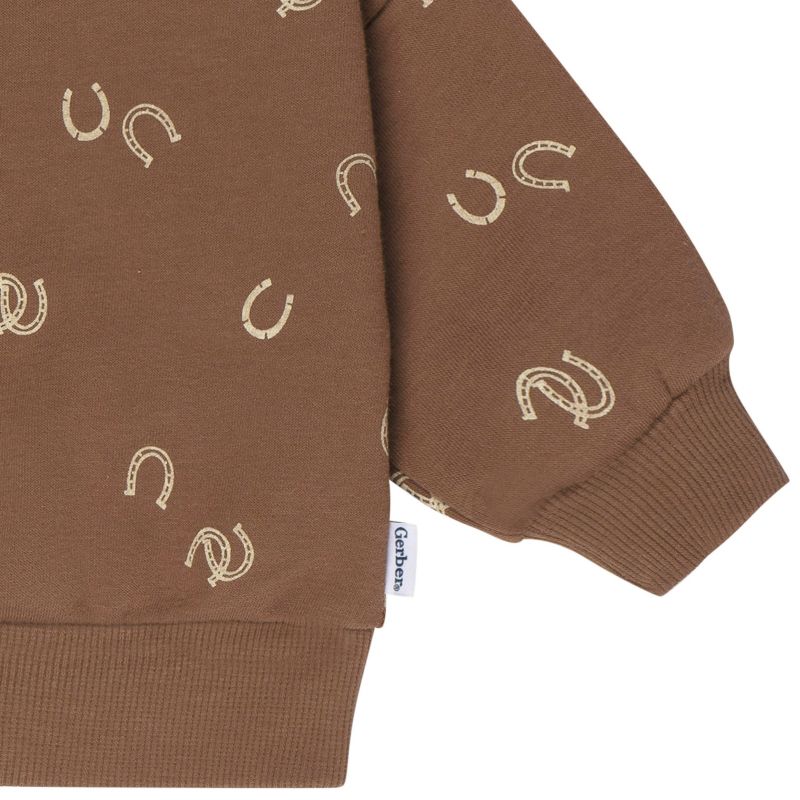 Baby Boys 2-Piece Fleece Outfit Set, Horseshoe