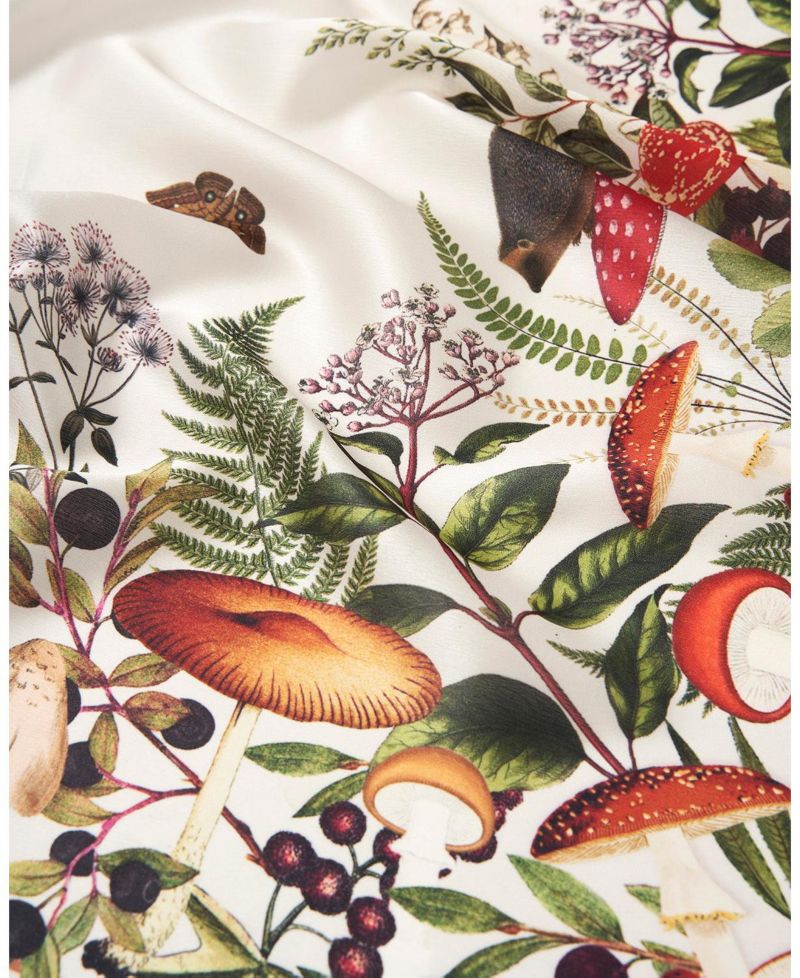 Women's Orla Mushroom Small Square Scarf