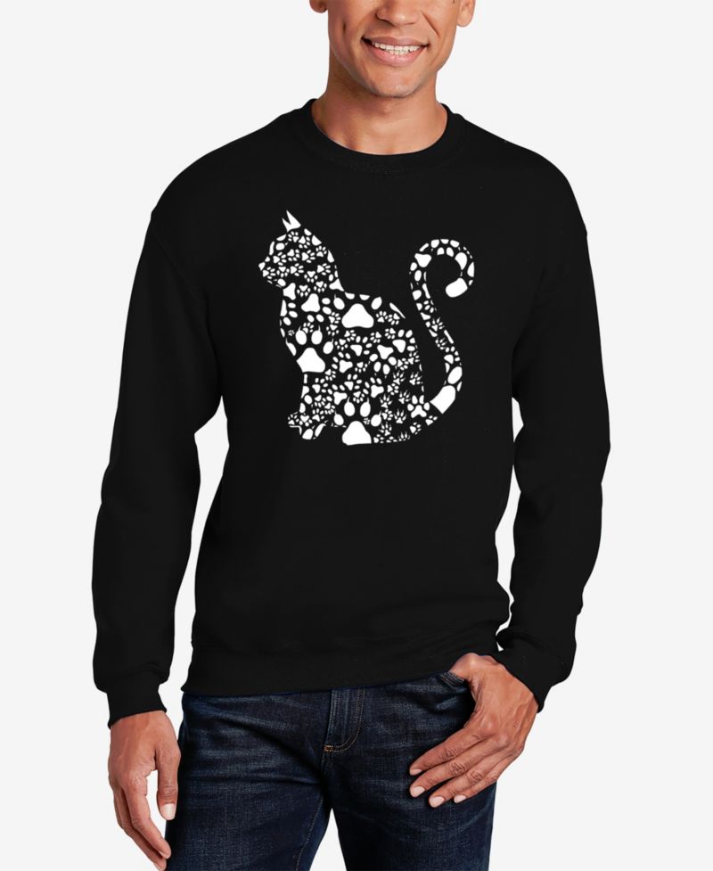 Cat Claws - Men's Word Art Crewneck Sweatshirt
