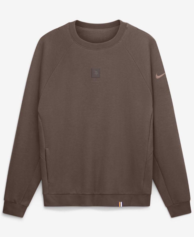 Men's Brown Minnesota Vikings Full Defense Dri-FIT Primary Sweatshirt