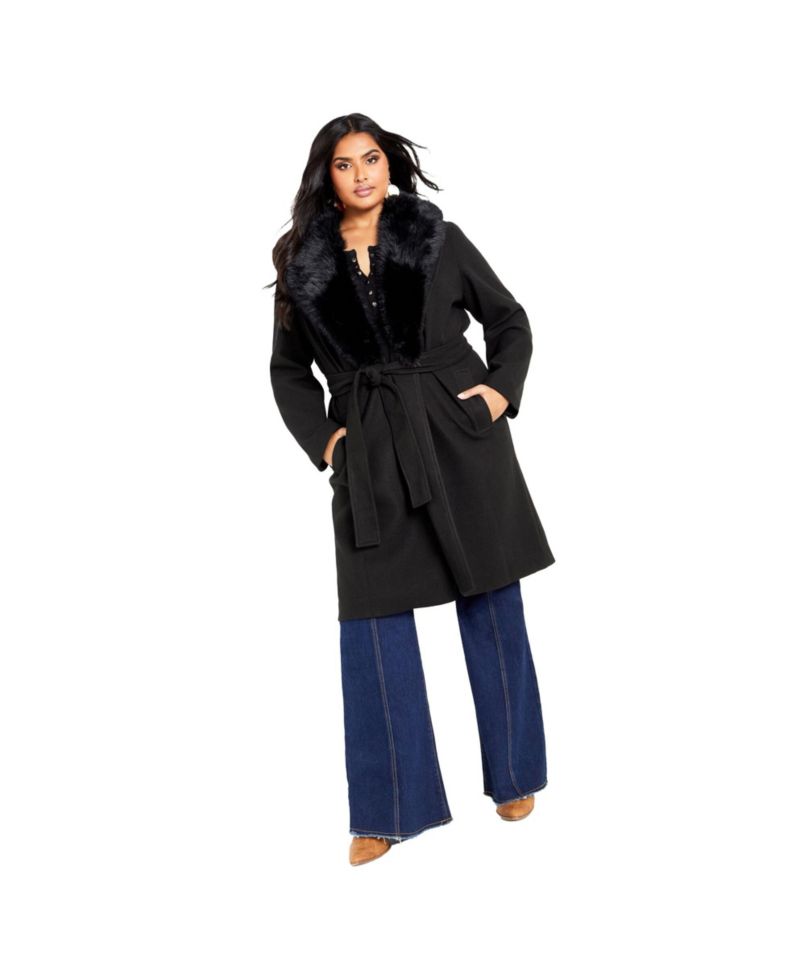 Women's Plus Size Goddess Coat
