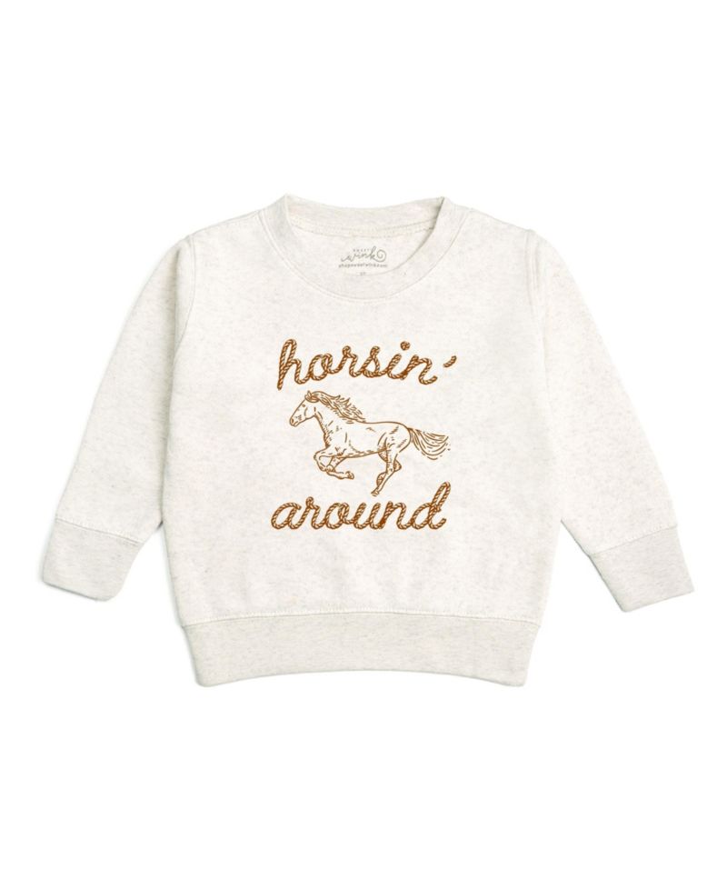 Big Boys (10 - 12) Horsin Around Western Sweatshirt