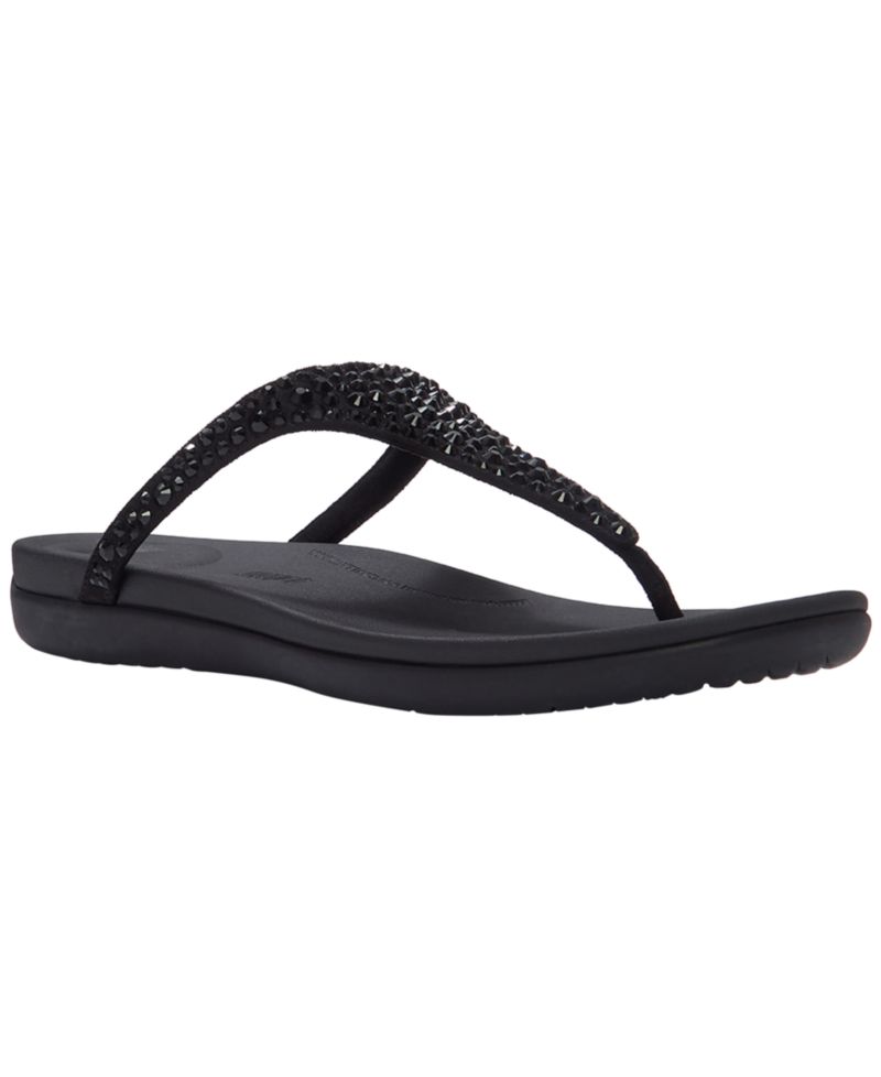 Women's Solay Mixed-Crystal Wedge Sandals
