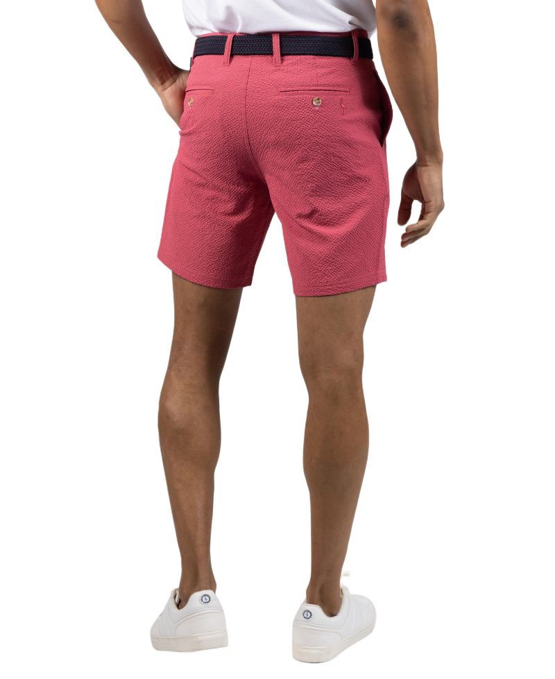 Men's Solid Seersucker Short