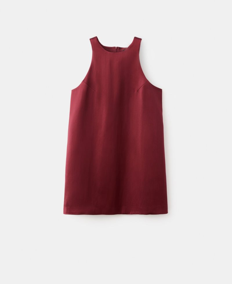 Women's Satin Tie Dress