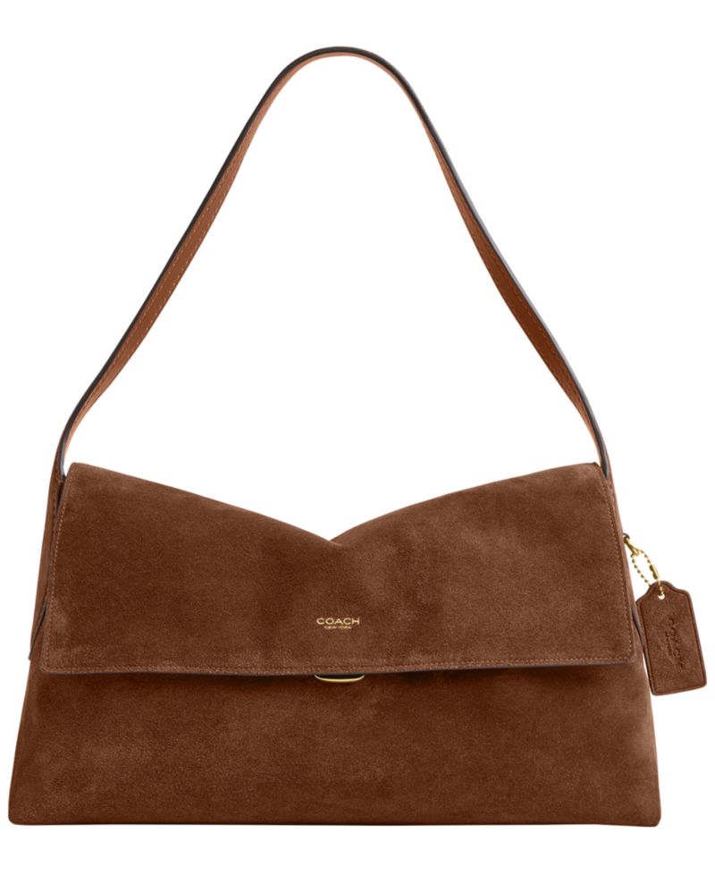 Chelsea Large Suede Shoulder Bag 36