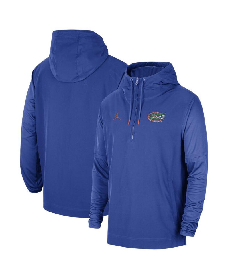 Men's Royal Florida Gators Player Half-Zip Jacket
