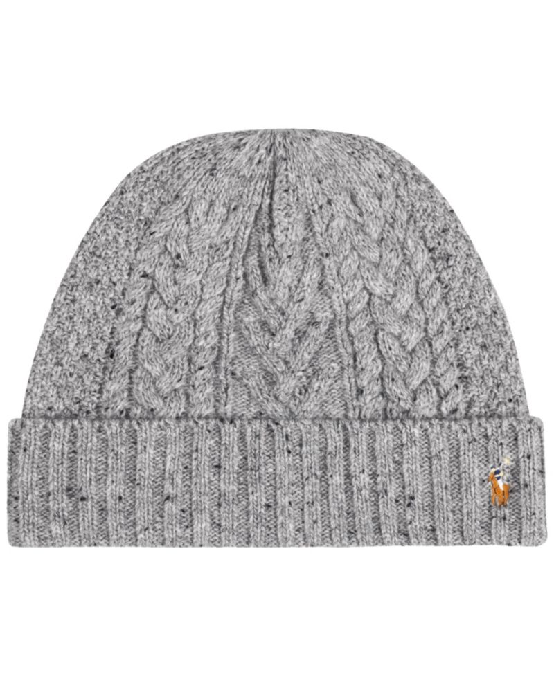 Men's Aran Tweed Beanie Hat