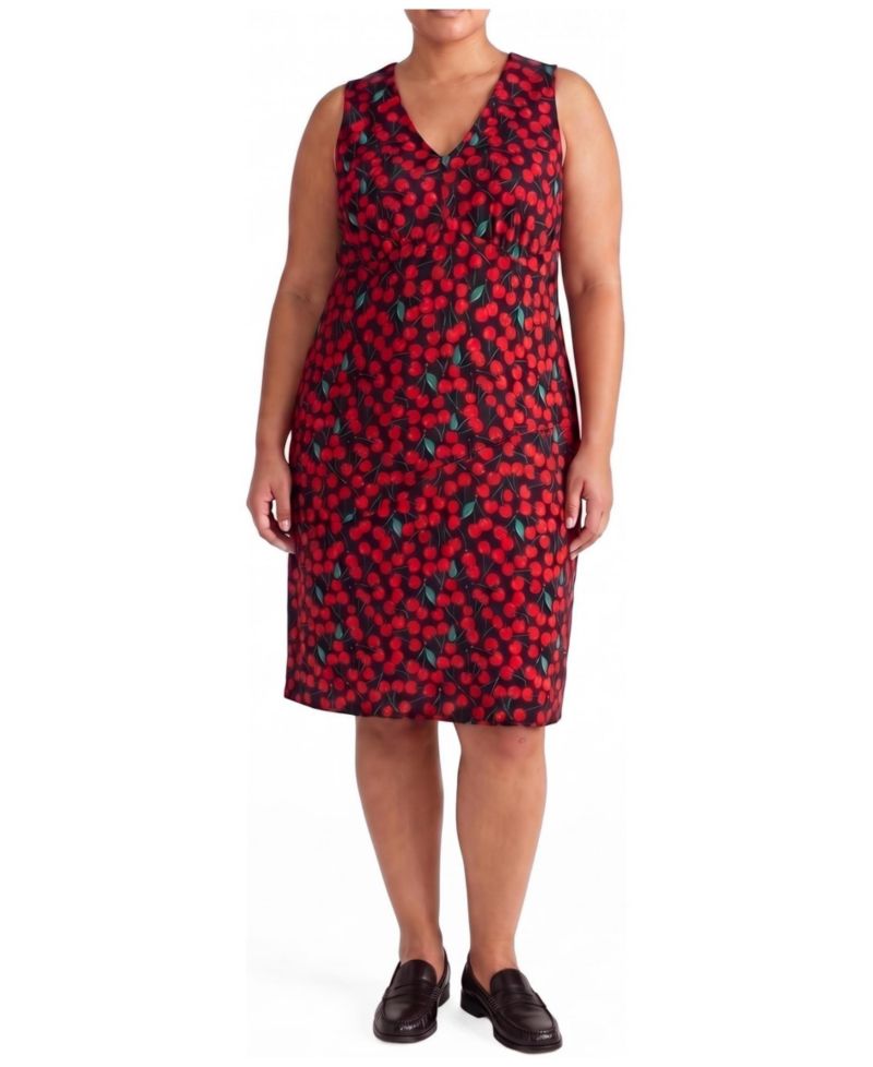 Plus Size Lila Tie-Back Liquid Jersey Dress
