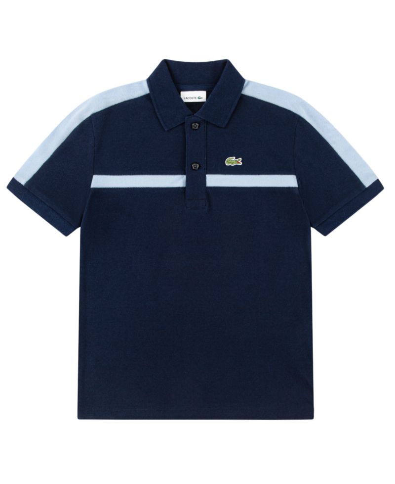 Boys' 10-16 Color-Block Short-Sleeve Polo Shirt