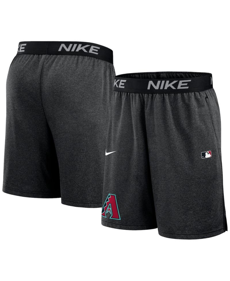Men's Black Arizona Diamondbacks Authentic Collection Performance Knit Shorts