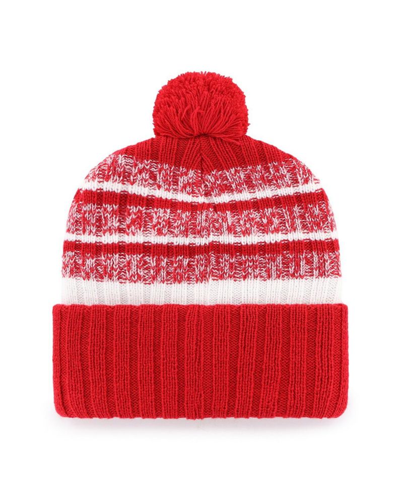 Men's Red Georgia Bulldogs Tavern Cuffed Knit Hat with Pom