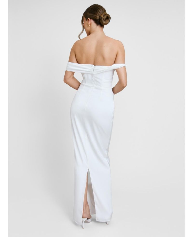 Women's Twist Strap Corset Maxi Dress