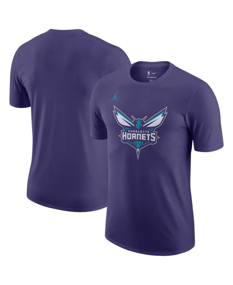 Men's Purple Charlotte Hornets Essential T-Shirt