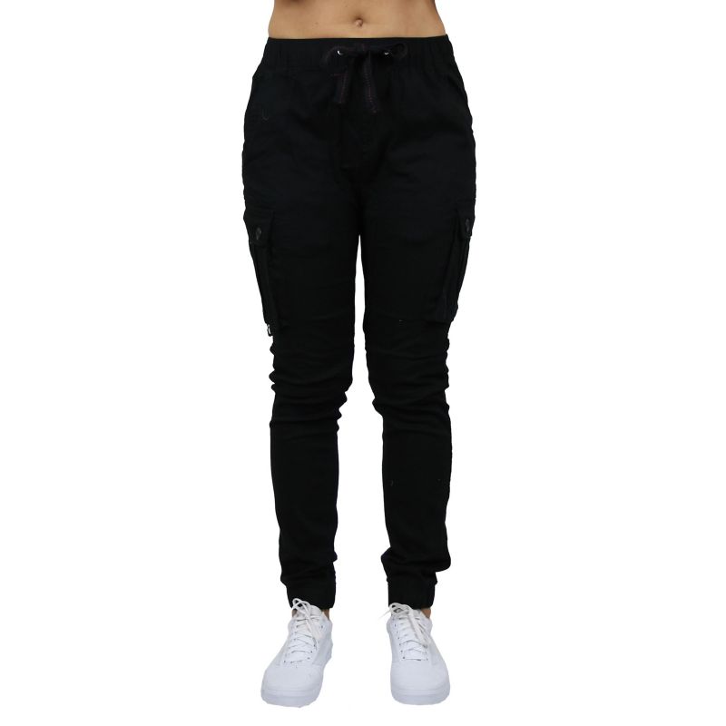 Women's Loose Fit Cotton Stretch Twill Cargo Joggers