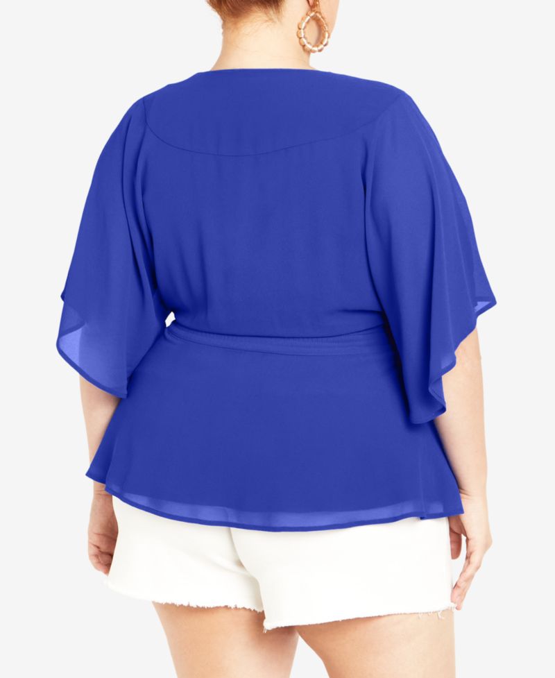 Women's Elegant Wrap Top
