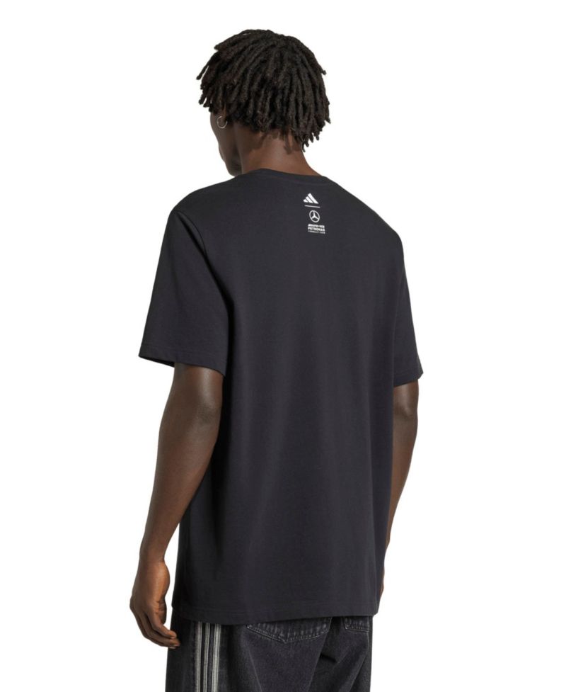 Men's George Russell Black Mercedes-AMG Petronas F1 Team Graphic T-Shirt