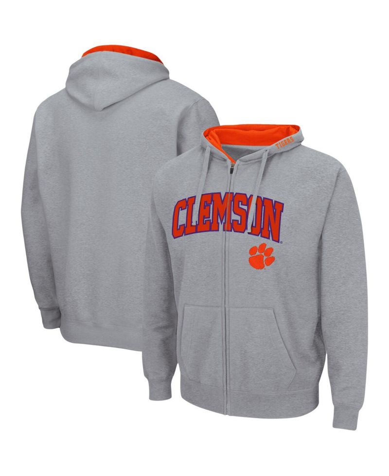 Men's Clemson Tigers Arch Logo 3.0 Full-Zip Hoodie