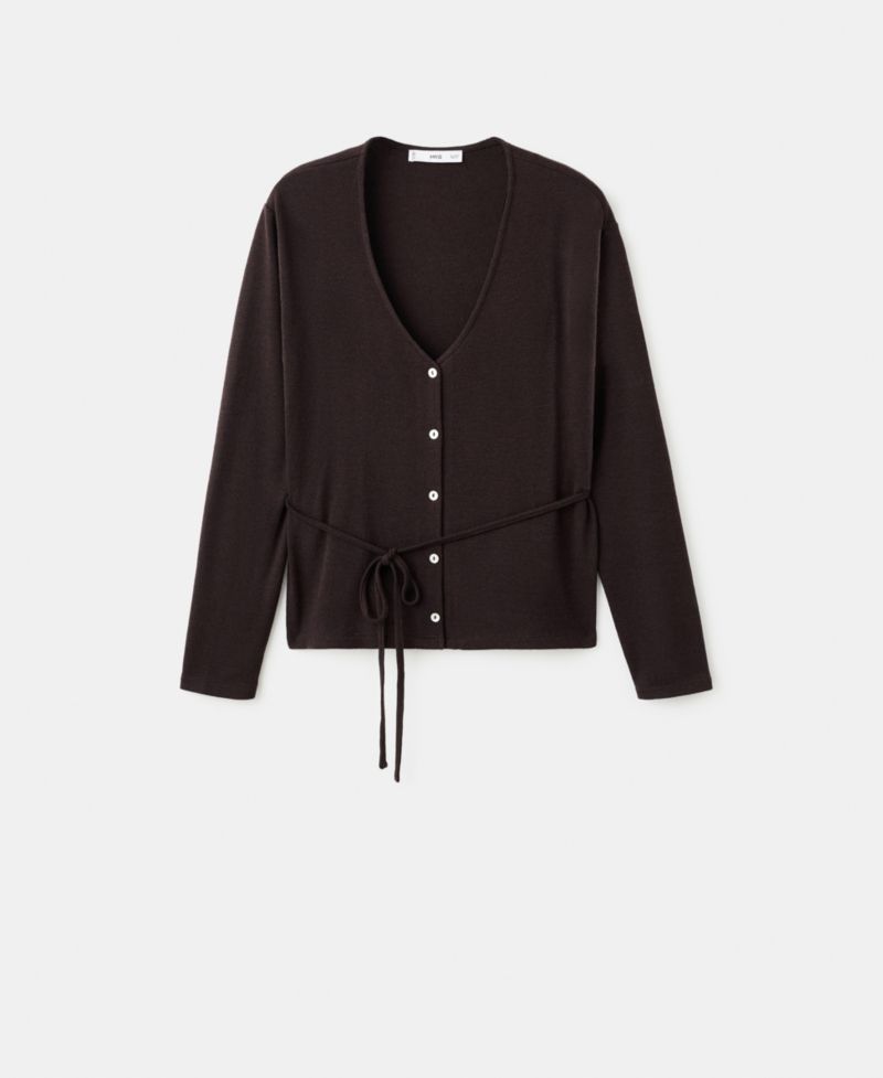 Women's Bow Knitted Cardigan Sweater