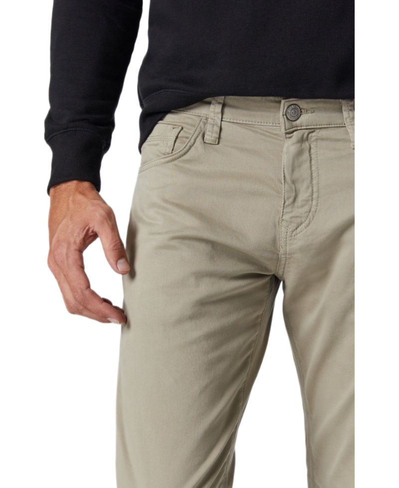 Men's Zach Twill Regular-Rise Straight-Leg Pants