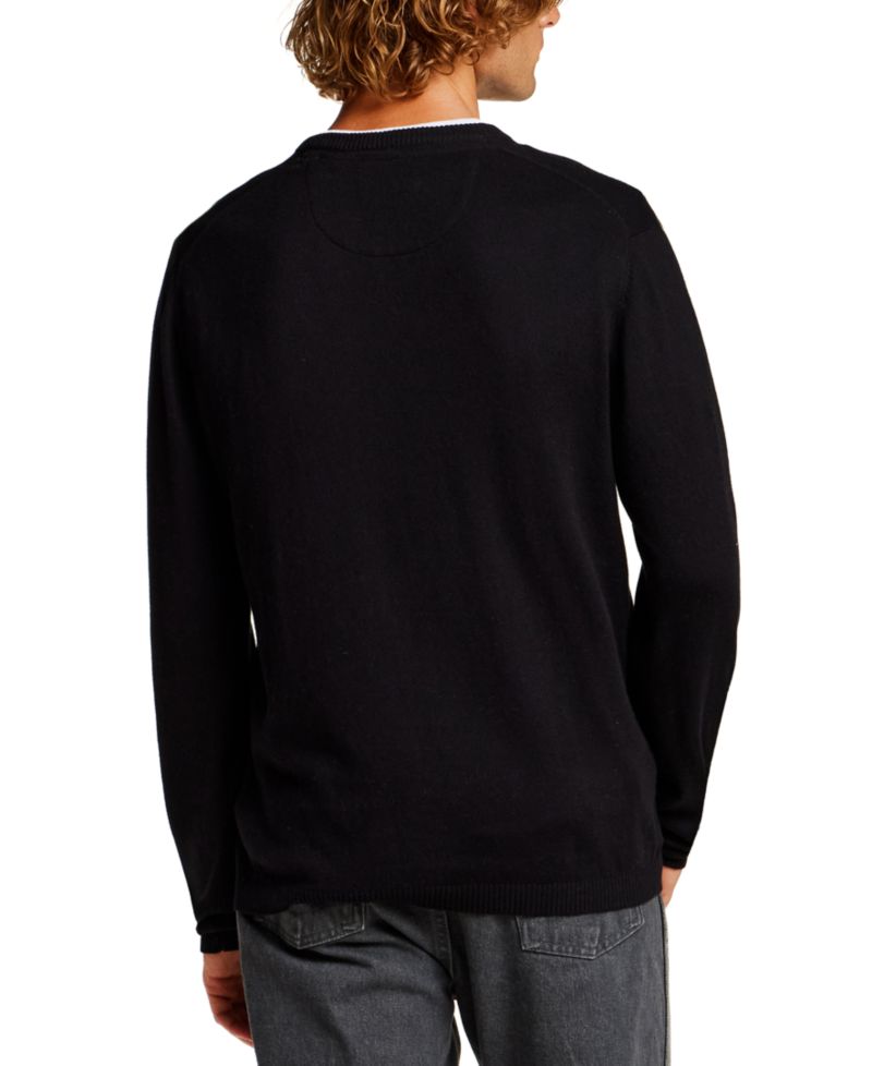 Men's Cashmere Holiday V-Neck Sweater
