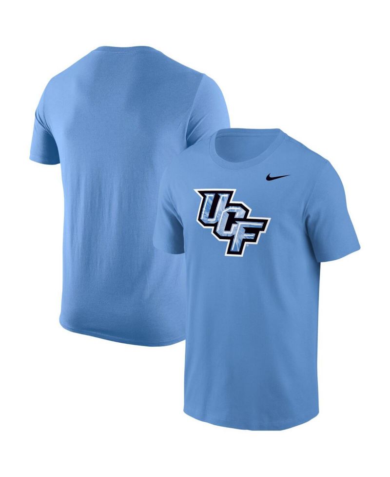 Men's Light Blue UCF Knights 2025 Space Game Pattern Core T-Shirt