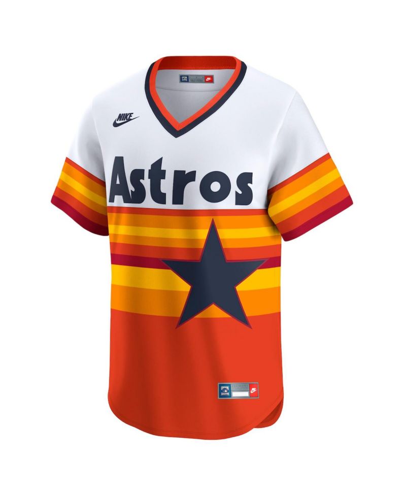 Men's Craig Biggio White Houston Astros Throwback Cooperstown Collection Limited Player Jersey