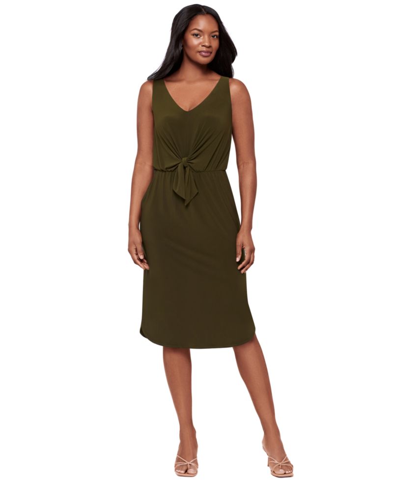 Women's V-Neck Sleeveless Shaping Dress