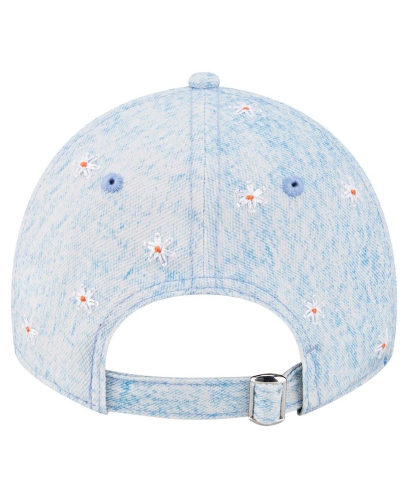 Women's Light Blue Houston Astros Daisy All Over 9TWENTY Adjustable Hat