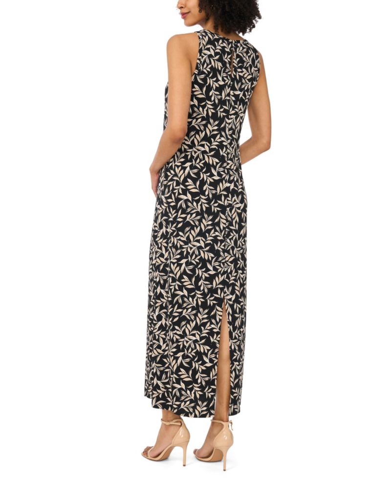 Women's Crewneck Sleeveless Maxi Dress