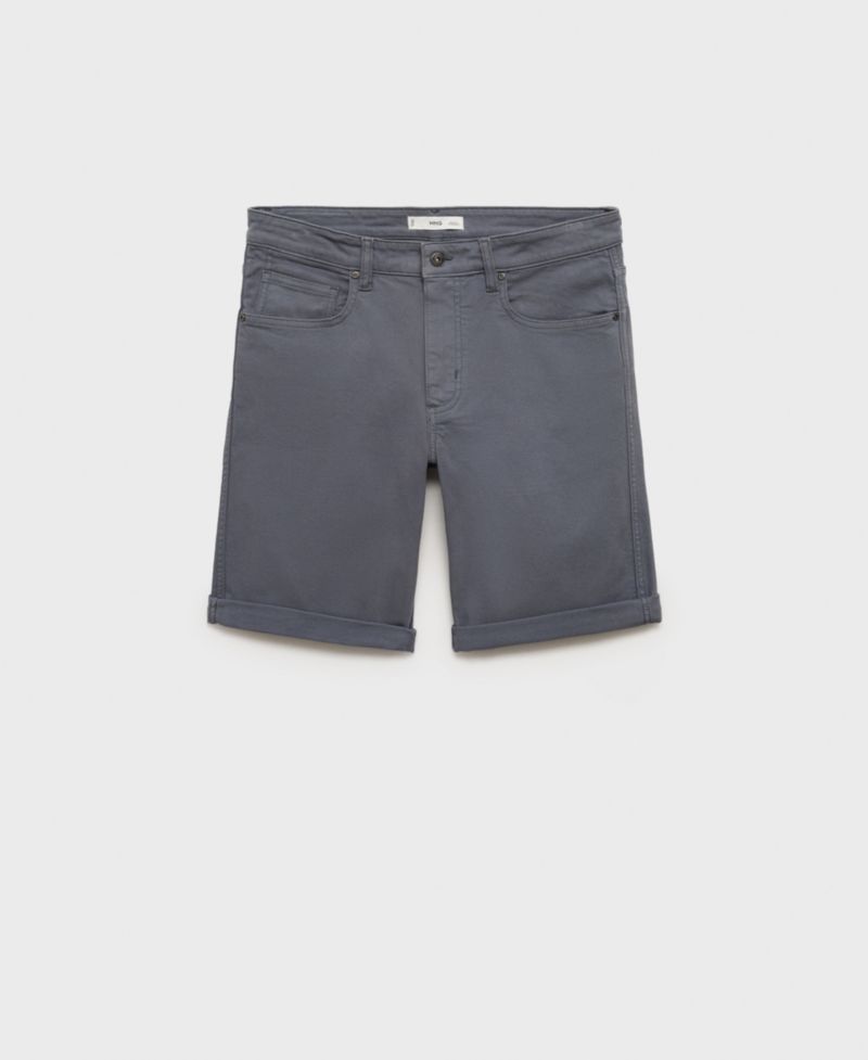 Men's Slim-Fit Denim 11.5" Bermuda Shorts