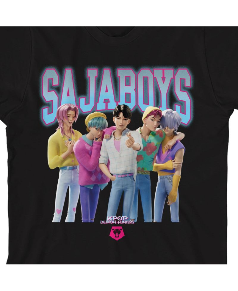Boys Group Saja Boys Youth Crew Neck Short Sleeve T-shirt