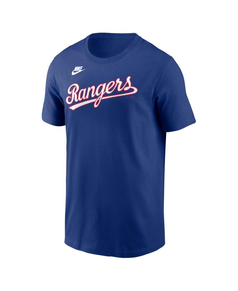 Men's Nolan Ryan Royal Texas Rangers Cooperstown Collection Name & Number T-Shirt