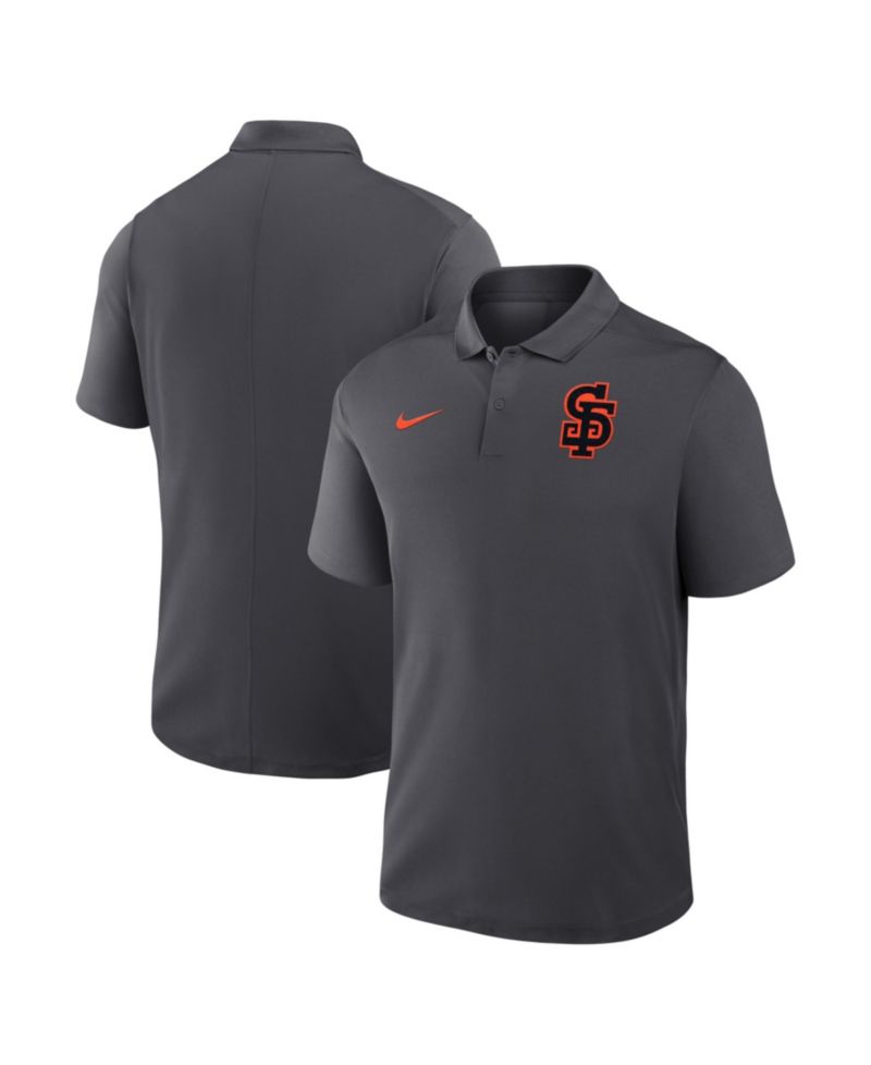 Men's Anthracite San Francisco Giants Alternate Victory Dri-FIT Polo Shirt