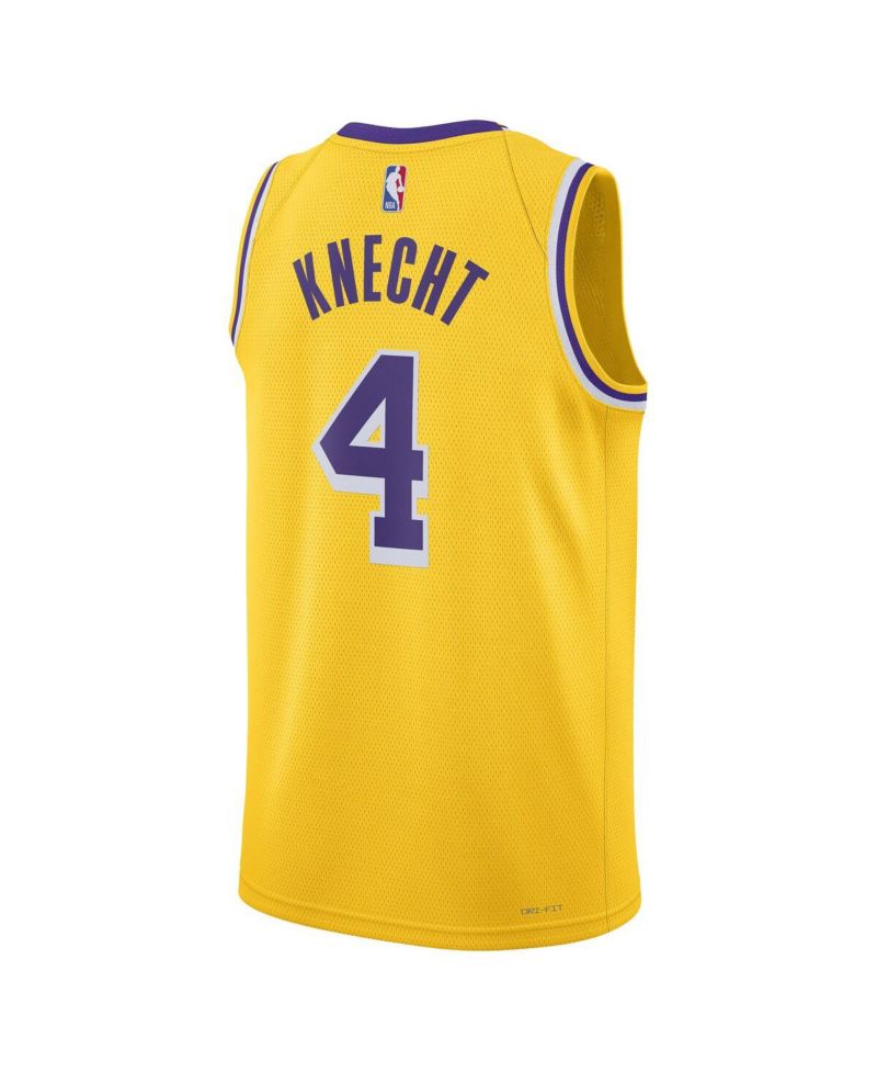 Men's and Women's Dalton Knecht Gold Los Angeles Lakers Swingman Jersey